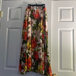 American Eagle Floral Maxi Skirt